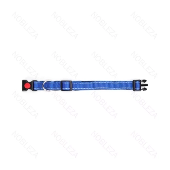 DOG COLLAR L:W2.5*L40-60CM BLUE