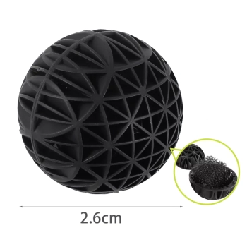 Kule 100 sztuk z bawełną biofiltracją średnica 2.6cm wkład do filtra