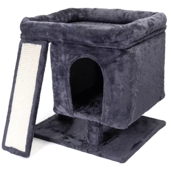 Drapak dla kota 58x56x54cm z przytulnym domkiem i platformą leżanką