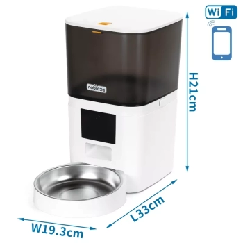 Inteligentny dozownik karmy dla zwierząt sterowanie wi-fi z aplikacji