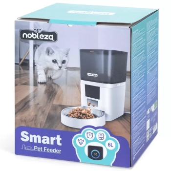 Inteligentny dozownik karmy dla zwierząt sterowanie wi-fi z aplikacji