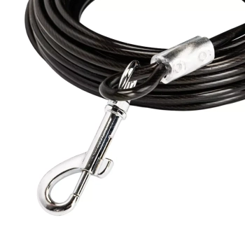 Linka 3m stalowa smycz mocny długi kabel do wiązania psów 0.5cm