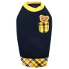 Bluza dres XXL 45 cm golf dla psa z naszywką misia miękka i wygodna