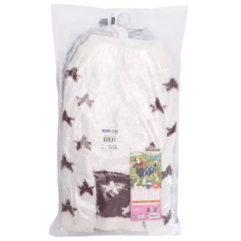 Sweter dla psa XL 40 cm żakardowy w gwiazdki