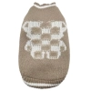 Sweter dla psa XS 20 cm żakardowy z misiem miękki ciepły i wygodny