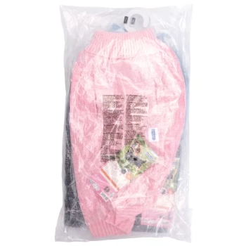 Sweterek XL 40 cm dla psa ze ściegiem warkoczowym miękki i wygodny