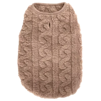 Bluza sweterek XS 20 cm dla psa z plecionym wzorem miękki i wygodny