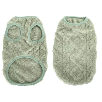 Bluza sweterek XL 40 cm dla psa z plecionym wzorem miękki i wygodny