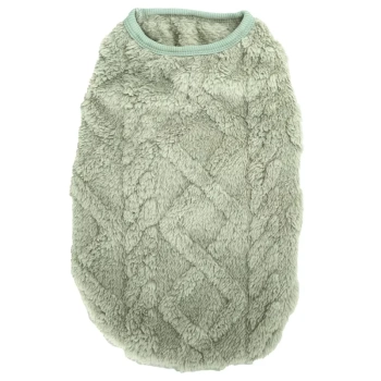 Bluza sweterek XL 40 cm dla psa z plecionym wzorem miękki i wygodny
