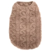 Bluza sweterek XL 40 cm dla psa z plecionym wzorem miękki i wygodny