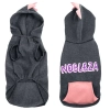 Bluza XXL 45cm dla psa z kapturem kieszonką nadrukiem miękka i wygodna
