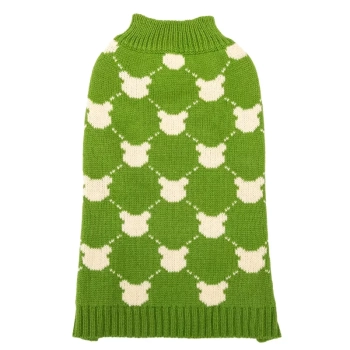 Sweter dla psa S 25 cm żakardowy w ciapki miękki ciepły i wygodny