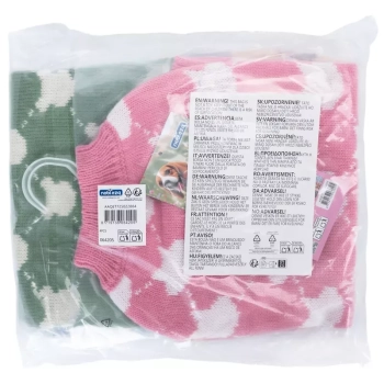 Sweter dla psa L 35 cm żakardowy w ciapki miękki ciepły i wygodny