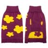 Sweter dla psa L 35 cm żakardowy w kwiatki miękki ciepły i wygodny