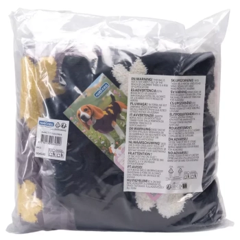 Sweter dla psa L 35 cm żakardowy w kwiatki miękki ciepły i wygodny