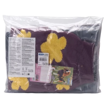 Sweter dla psa XL 40 cm żakardowy w kwiatki miękki ciepły i wygodny