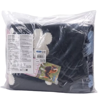 Sweter dla psa XXL 45 cm żakardowy w kwiatki miękki ciepły i wygodny