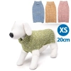 Sweter dla psa XS 20 cm żakardowy w kropeczki miękki ciepły i wygodny