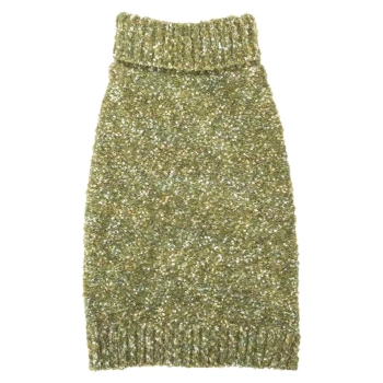 Sweter dla psa S 25 cm żakardowy w kropeczki miękki ciepły i wygodny