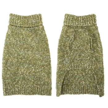 Sweter dla psa L 35 cm żakardowy w kropeczki miękki ciepły i wygodny