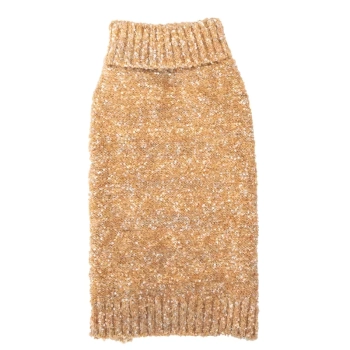 Sweter dla psa L 35 cm żakardowy w kropeczki miękki ciepły i wygodny