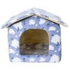 Buda 48x45x39cm ciepły domek dla psa lub kota wygodna i przytulna