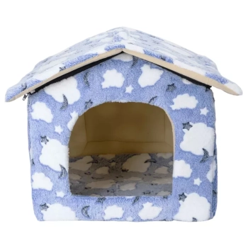 Buda 48x45x39cm ciepły domek dla psa lub kota wygodna i przytulna