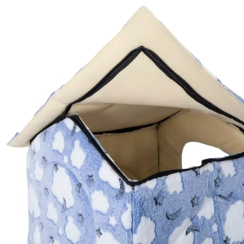 Buda 48x45x39cm ciepły domek dla psa lub kota wygodna i przytulna