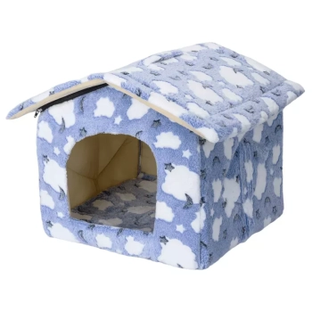 Buda 53x50x43cm ciepły domek dla psa lub kota wygodna i przytulna
