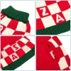 Sweter dla psa XL 35 cm żakardowy w szachownicę miękki ciepły wygodny