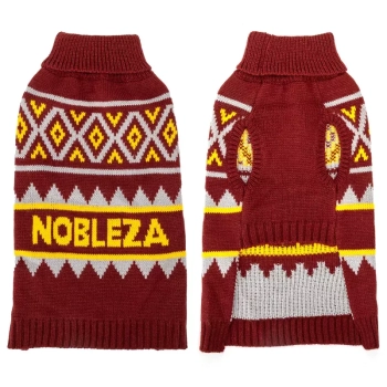 Sweter dla psa XS 20 cm żakardowy z logiem miękki ciepły i wygodny