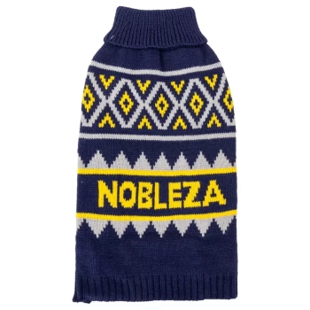 Sweter dla psa XS 20 cm żakardowy z logiem miękki ciepły i wygodny