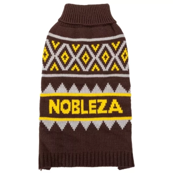 Sweter dla psa XS 20 cm żakardowy z logiem miękki ciepły i wygodny