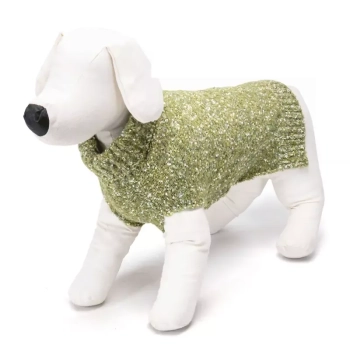 Sweter dla psa S 25 cm żakardowy w kropeczki miękki ciepły i wygodny