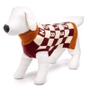 Sweter dla psa XL 35 cm żakardowy w szachownicę miękki ciepły wygodny