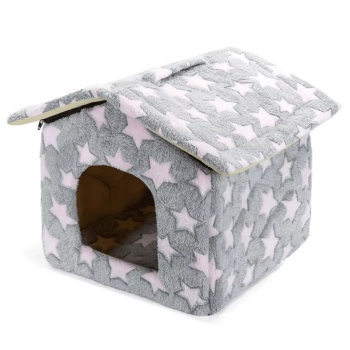 Buda 48x45x39cm ciepły domek dla psa lub kota wygodna i przytulna