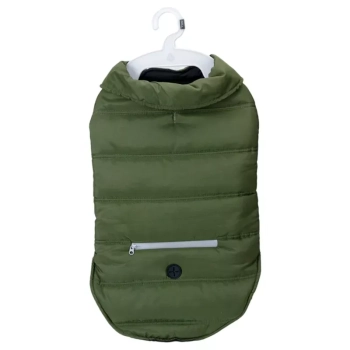 Płaszcz zimowy XL 45 cm dla psa z kieszenią miękki ciepły puszysty
