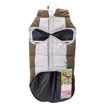 Płaszcz zimowy XXL 45 cm dla psa z odblaskową kieszenią miękki ciepły