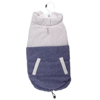 Płaszcz zimowy XL 40 cm dla psa ciepły z futerkiem miękki puszysty